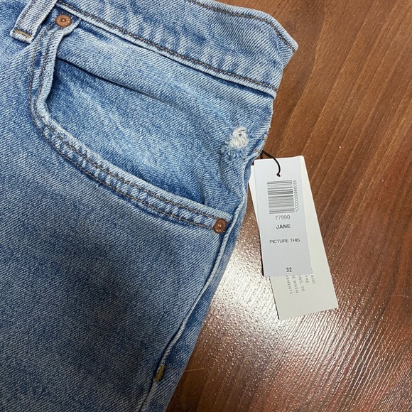 NWT Aritzia Denim forum high rise jeans - Picture 8 of 12
